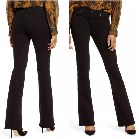 Marc Andrew’s Mini Flare. Low Rise Black Size 29 #1008 - Picture 1 of 8